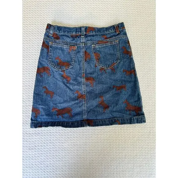 Girls Equestrian Jean Skirt - Picture 5 of 6